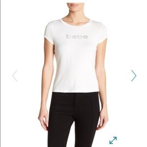 Bebe logo tee. NWT